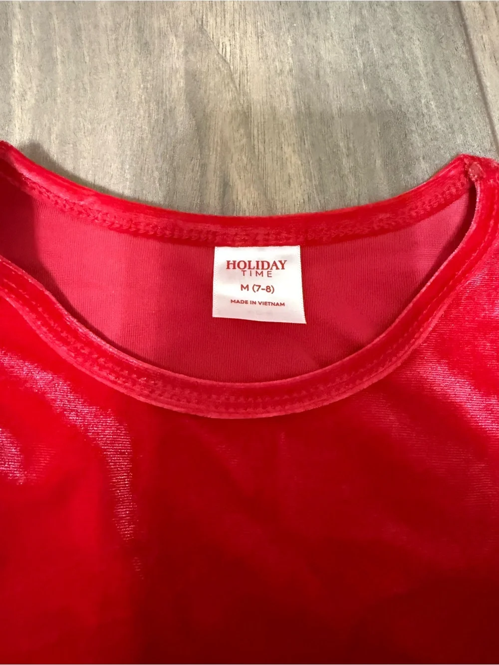 Holiday Time soft red
